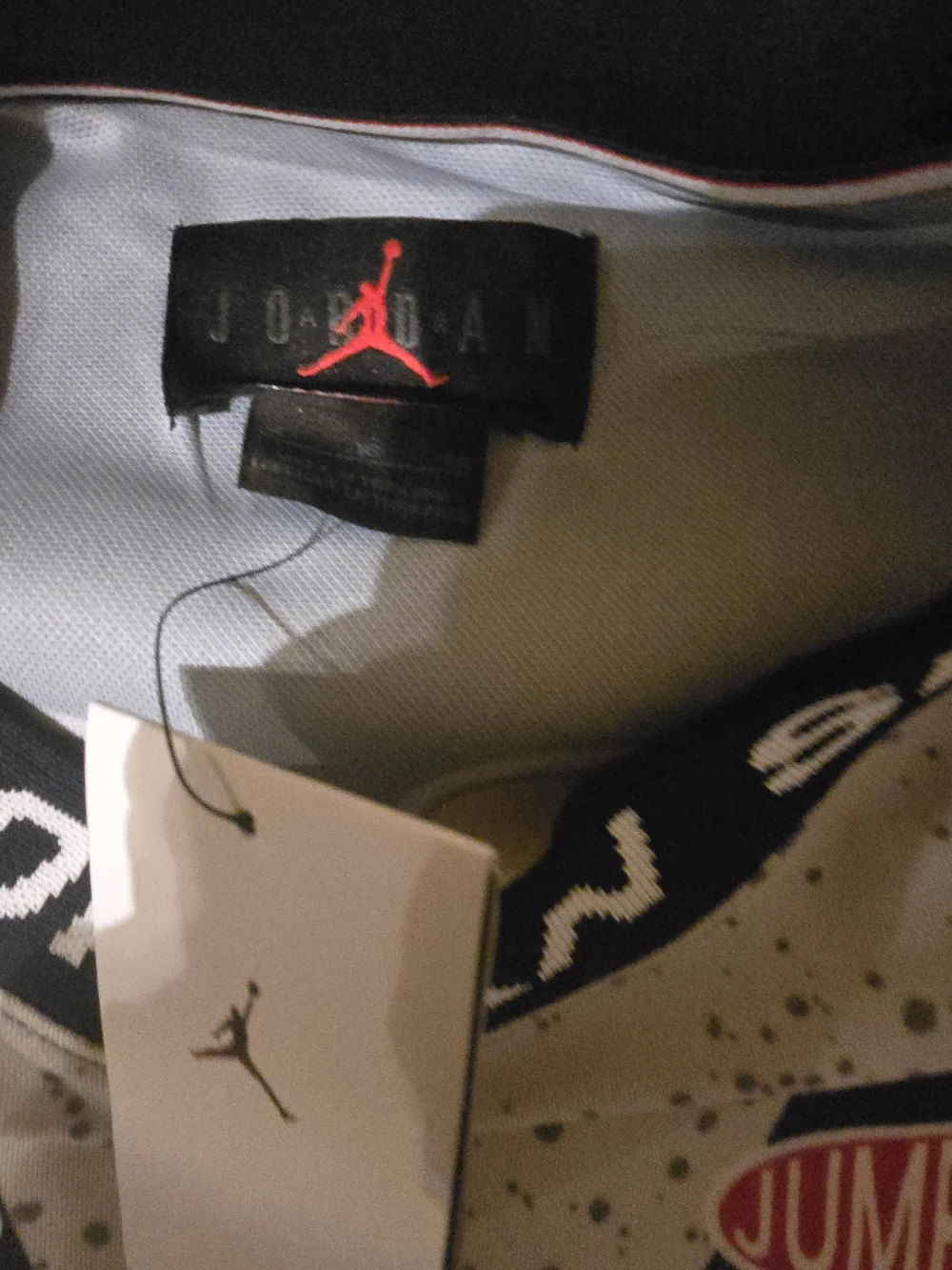 Air Jordan Motorsport Cement 23XI Racing Jersey Shirt, Size 2XL IB8813-011